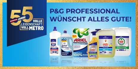 METRO Oesterreich, Jubilaeum, Procter Gamble, Reinigungsartikel