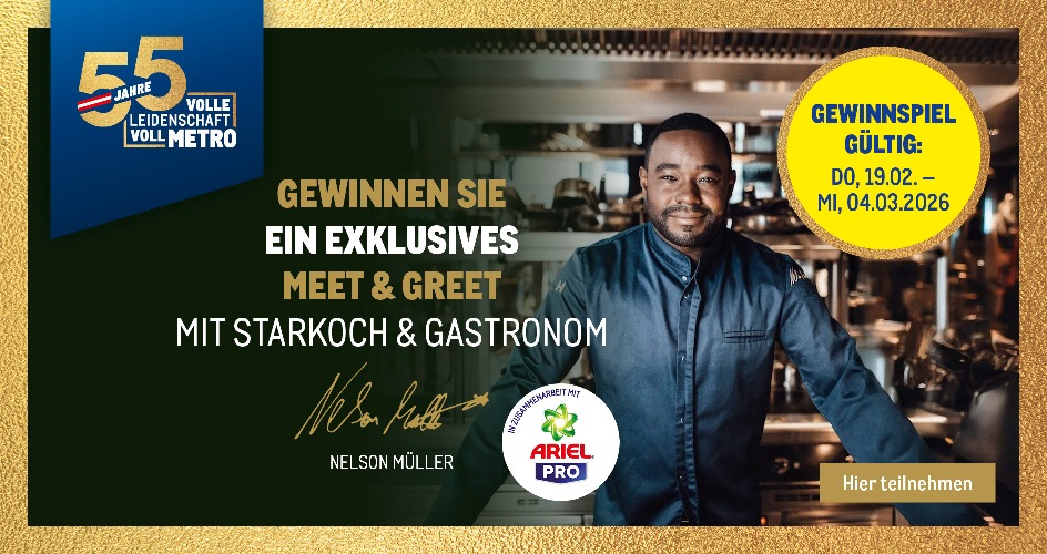 METRO Oesterreich, Jubilaeum, Gewinnspiel, Procter & Gamble