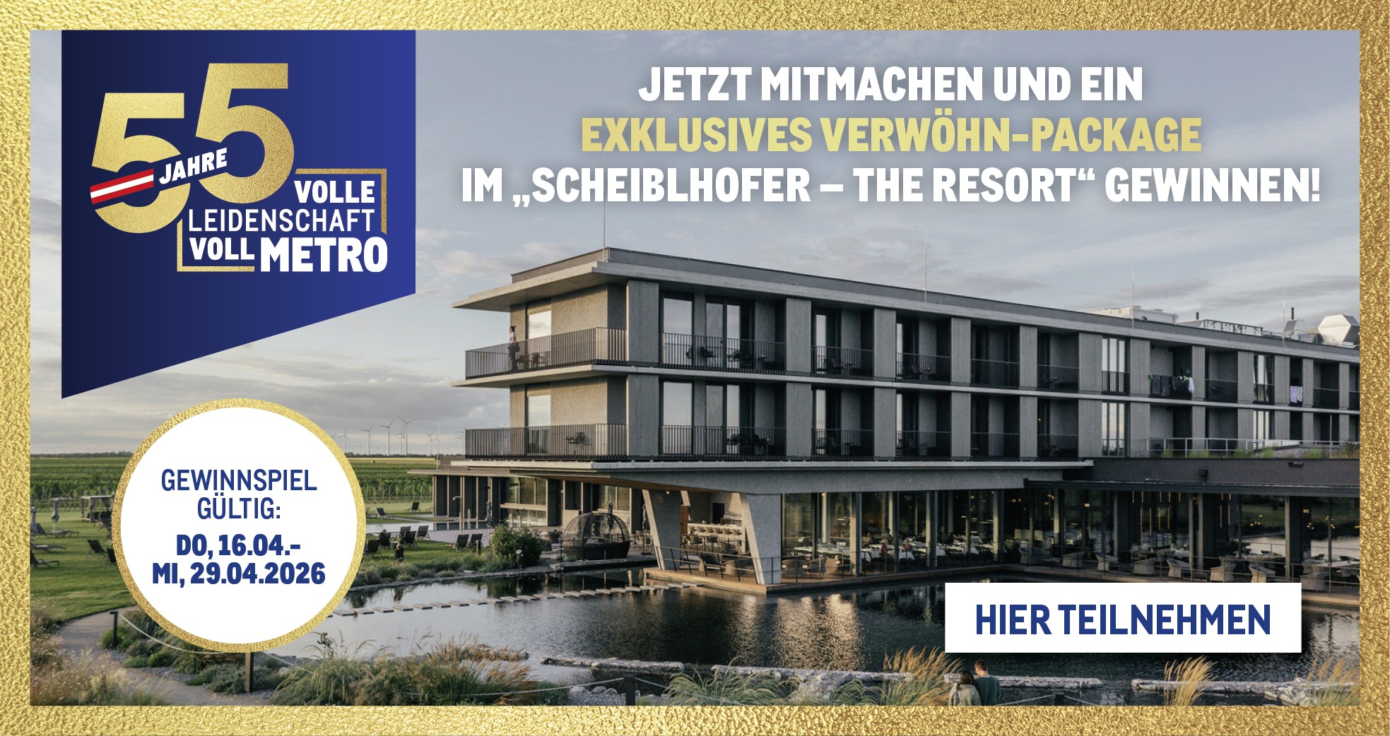METRO Oesterreich, Jubilaeum, Gewinnspiel, Scheiblhofer