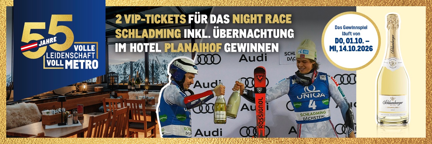 METRO Oesterreich, Jubilaeum, Gewinnspiel, Schlumberger