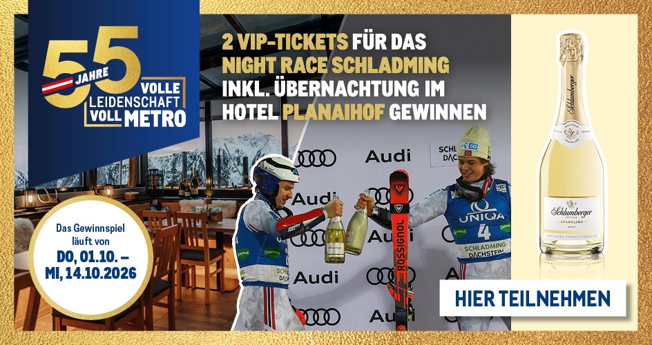 METRO Oesterreich, Jubilaeum, Gewinnspiel, Schlumberger