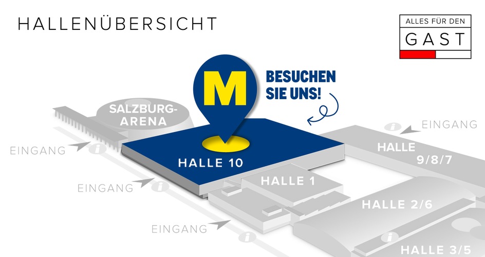 METRO GAST Hallenplan