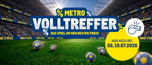 METRO Oesterreich, METRO Volltreffer Onlinespiel, Prozentrabatte, Aktionen