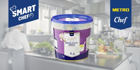 METRO Oesterreich, METRO Smart Chef, METRO Marken, Convenience, METRO Chef Knoblauchpueree