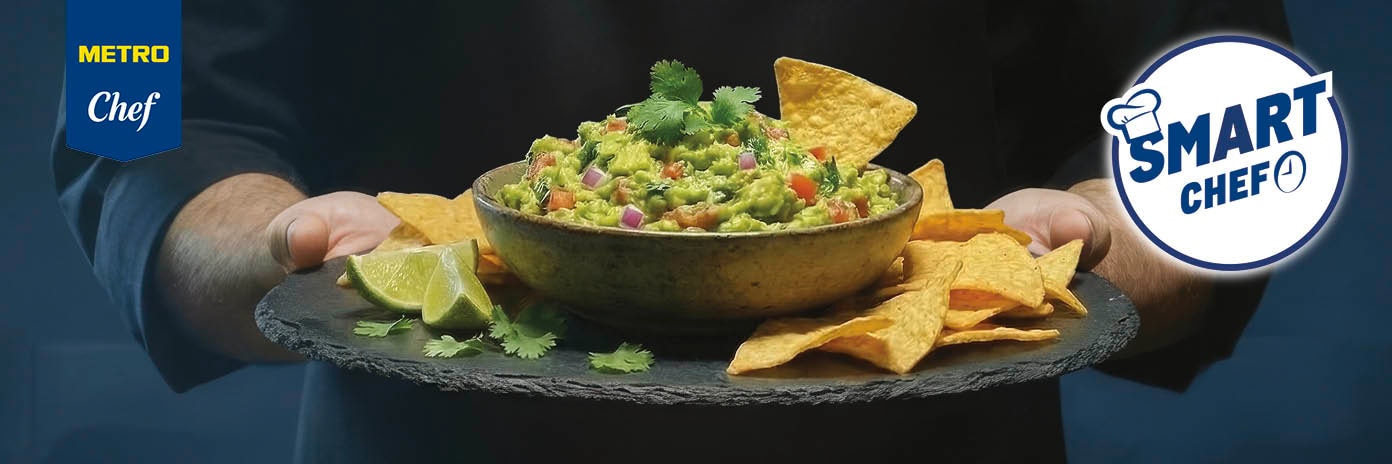 METRO Oesterreich, METRO Smart Chef, METRO Chef Guacamole Spicy mit Nachos, Rezept