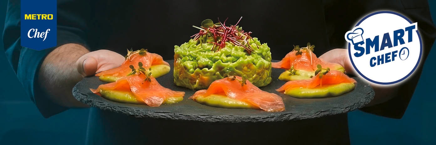 METRO Oesterreich, METRO Smart Chef, METRO Chef Guacamole Mild, Lachs Tartar, Rezept
