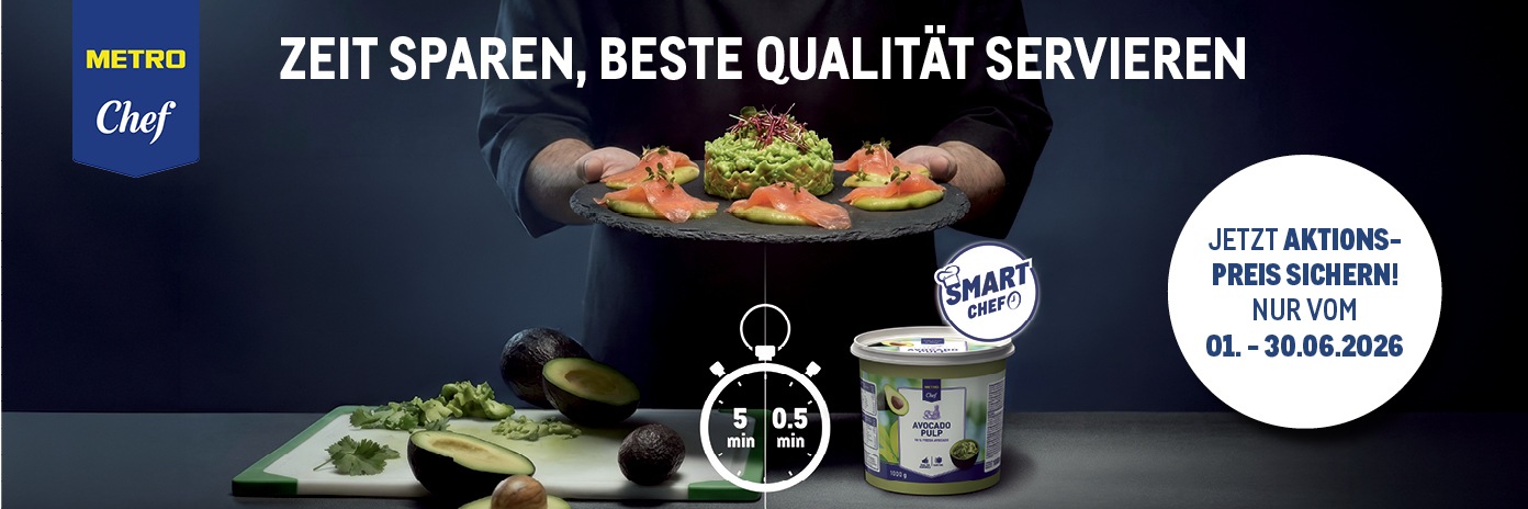 METRO Oesterreich, METRO Smart Chef, METRO Chef Avocado Produkte