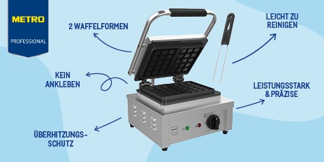 METRO Professional Waffeleisen