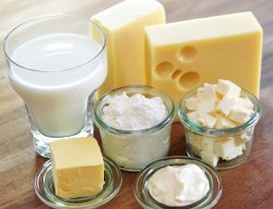 Laktosefreie Milchprodukte