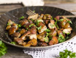 Pilze rasch verarbeiten