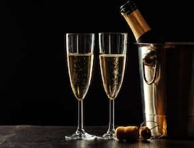 Schaumwein genießen