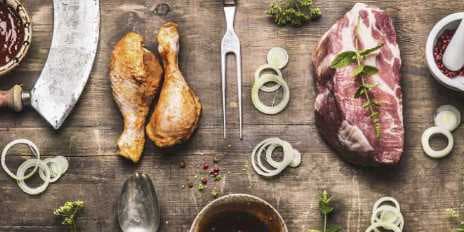 Fleisch und Geflügel