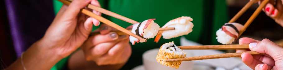 Sushi richtig essen