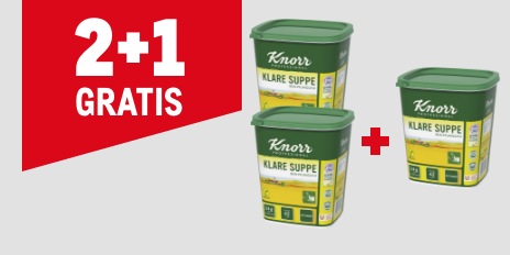 METRO Gratisaktion, Knorr, Klare Suppe