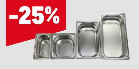 METRO Oesterreich, Prozentaktion, Prozentrabatt, METRO Professional, GN-Behaelter, Edelstahlbehaelter