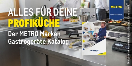 METRO Oesterreich, Gastrokatalog, Kuechengeraete, Kuechenausstattung, METRO Marken, METRO Professional