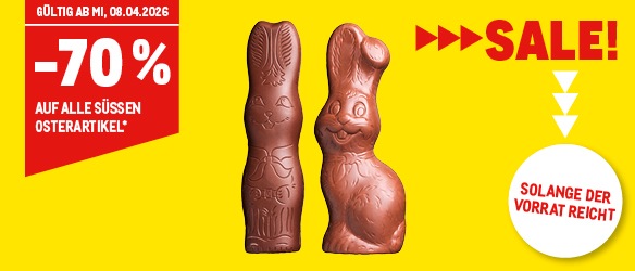 METRO Oesterreich, Prozentrabatt, Prozentaktion, Osterabverakuf, Suesswaren