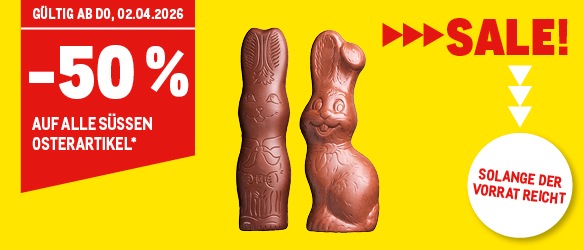 METRO Oesterreich, Prozentrabatt, Prozentaktion, Osterabverakuf, Suesswaren