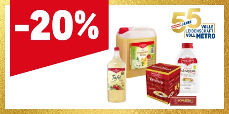 METRO Oesterreich, Prozentaktion, Prozentrabatt, Mautner Markhof, Ketchup, Senf