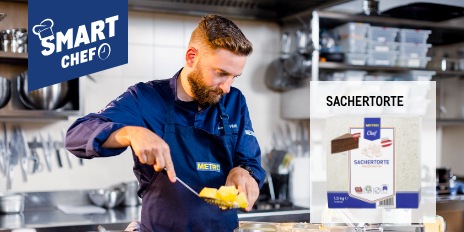 METRO Oesterreich, METRO Smart Chef, Convenience, Convenienceprodukte, METRO Marken, METRO Chef Sachertorte