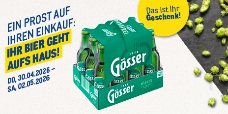 METRO Oesterreich, Bier, Bierzugabe, Goesser