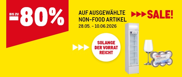 METRO Oesterreich, Abverkauf, Non-Food, Prozentrabatt