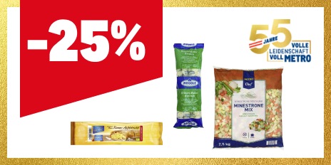 Prozente auf Tiefkühlprodukte bei Metro Österreich