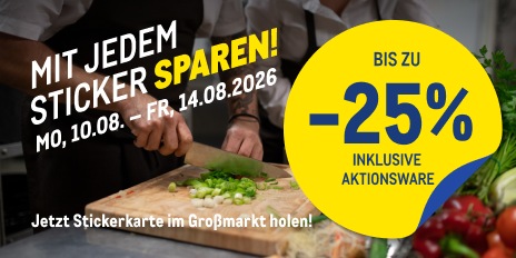 METRO Sitckeraktion August