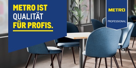 METRO Oesterreich, METRO Marken, METRO Professional Moebel, Gastronomieeinrichtung, Restaurantausstattung, Gastrosessel, Gastrotische