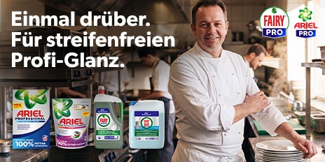 METRO Oesterreich, P&G, Procter & Gamble, Ariel & Fairy Reinigungsmittel