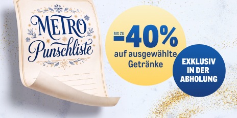 Punschliste von METRO