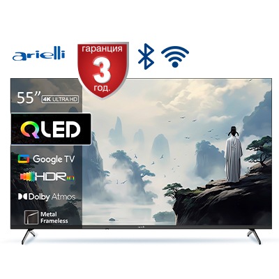 Телевизор ARIELLI QLED55UD15GTV SMART