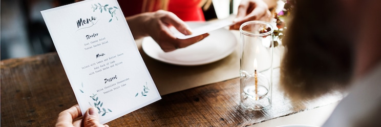 How to create restaurant menu