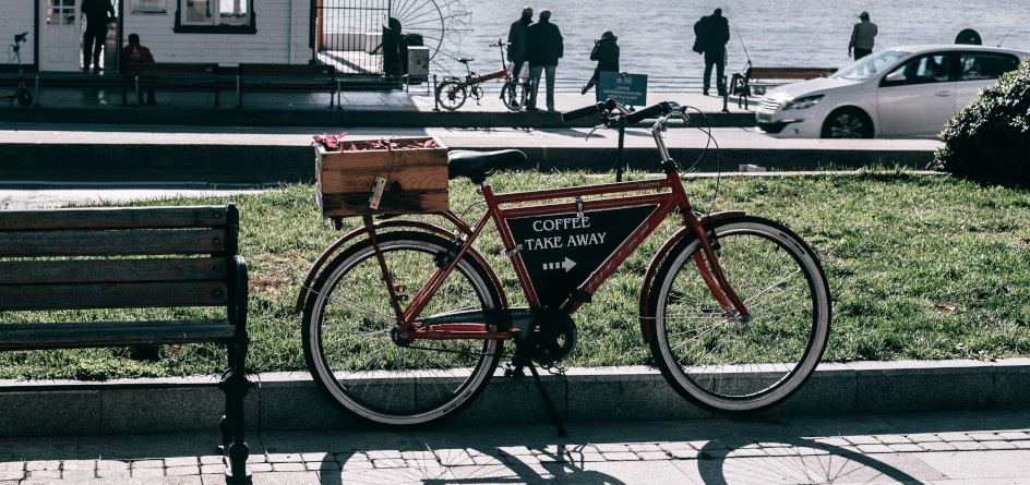 Cafe outdoor advertising