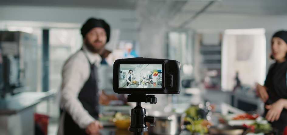 Restaurant video advertising