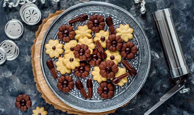 Ванилови масленки с шприц