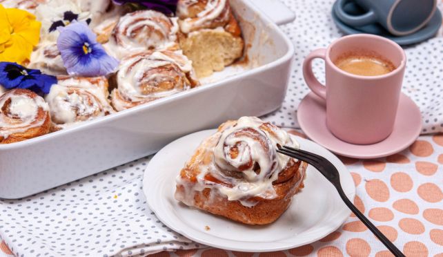 Канелени рулца с маскарпоне крем