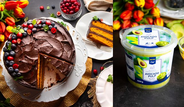 Шоколадова торта с авокадо