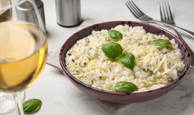 Ориз Карнароли Gallo със сос песто