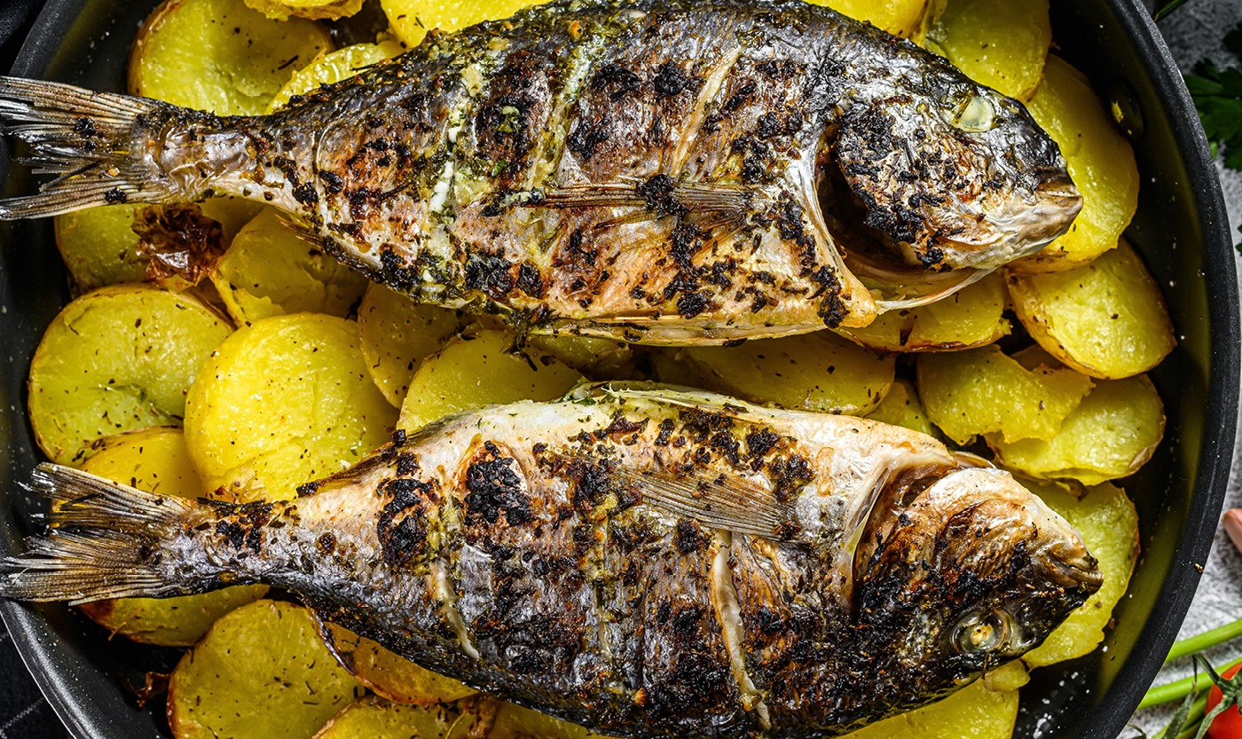 Рецепта за печена ципура с картофи