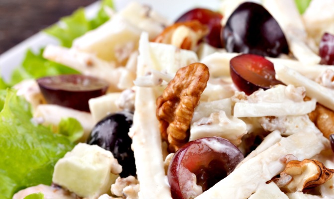 Рецепта за американска салата „Уолдорф“