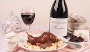Заек с вино и шоколад