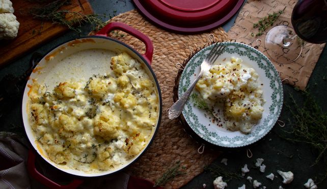 Френски гретен с карфиол