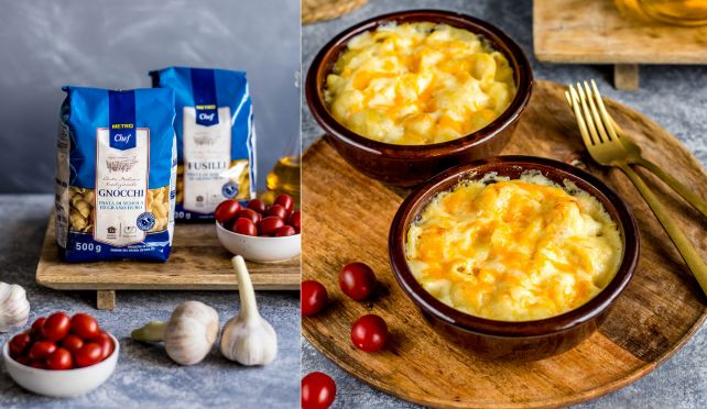 Ньоки с три вида сирена