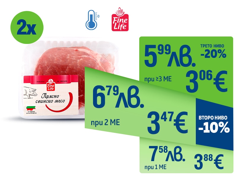 Свинска плешка без кост FINE LIFE