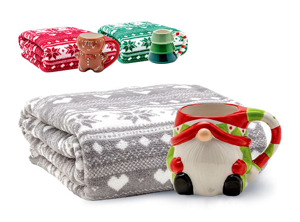 Подаръчен комплект: одеяло и чаша