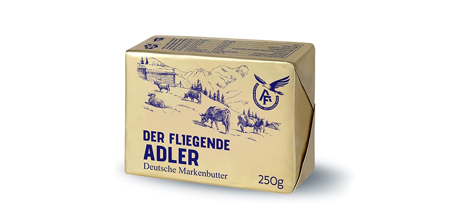 Краве масло DER FLIEGENDE ADLER Deutsche Markenbutter