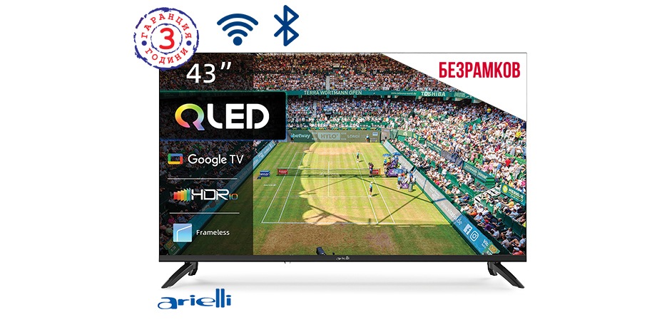 Телевизор	 ARIELLI QLED-43QM10GTV