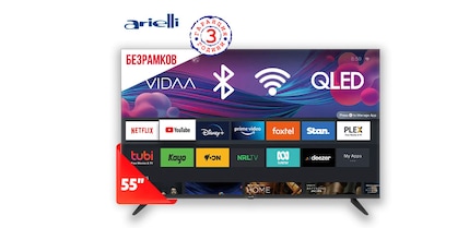 Телевизор	 ARIELLI QLED-55F215VDA SMART