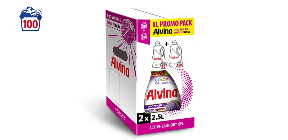 Гел за пране	 Alvina